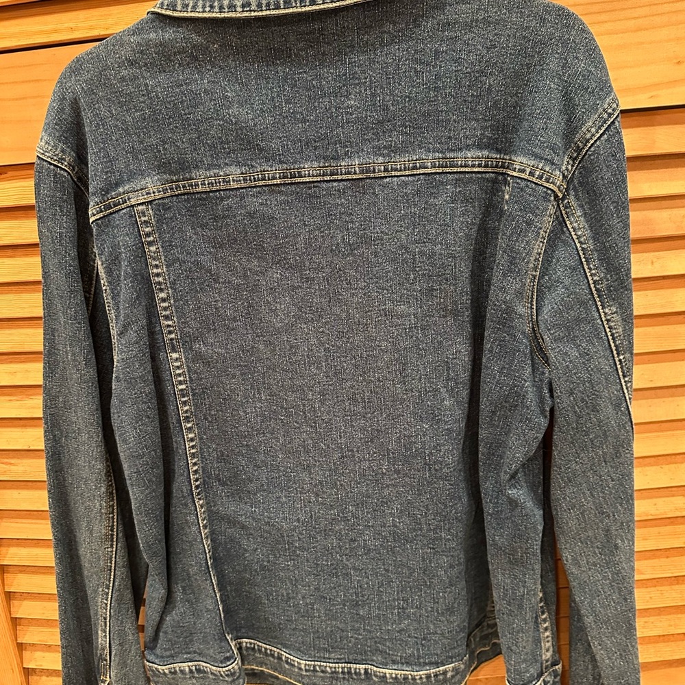 Zippered jean jacket - Picture 2 of 3